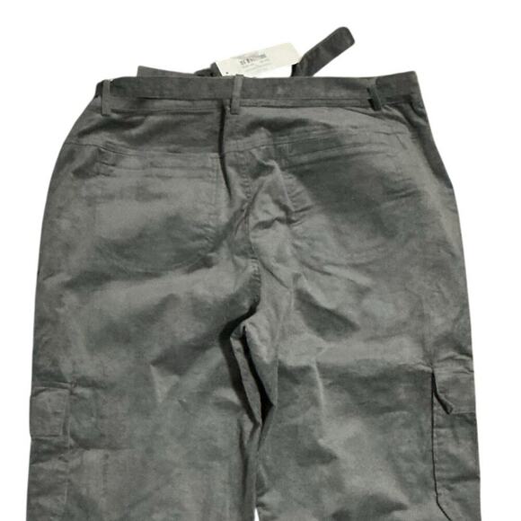 Piper & Scoot The Hamlin Belted Corduroy Pant in Grey Size XXL - Picture 8 of 11